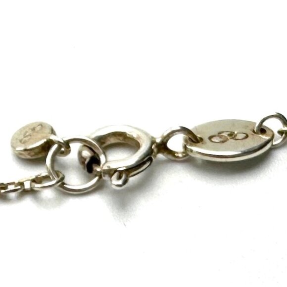 Links of London Silver Y Necklace  w/Iolite Slider—Effervescence Bubble 25" EUC - Picture 6 of 8